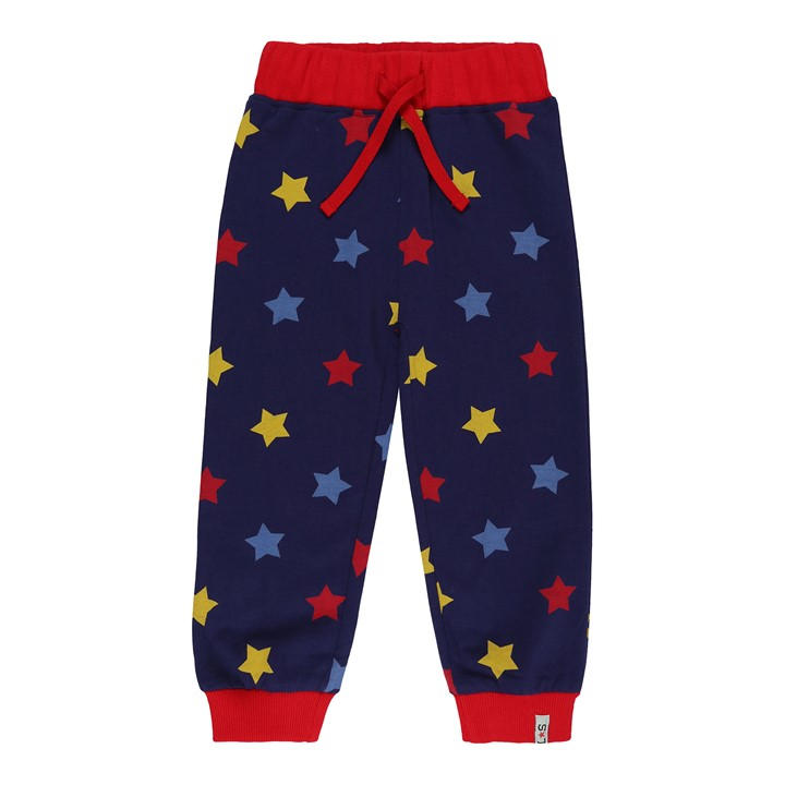 Lilly And Sid Boys  Las Stars Closed Hem Fleece Joggers in Size 0 - 3 Months, Sports Direct