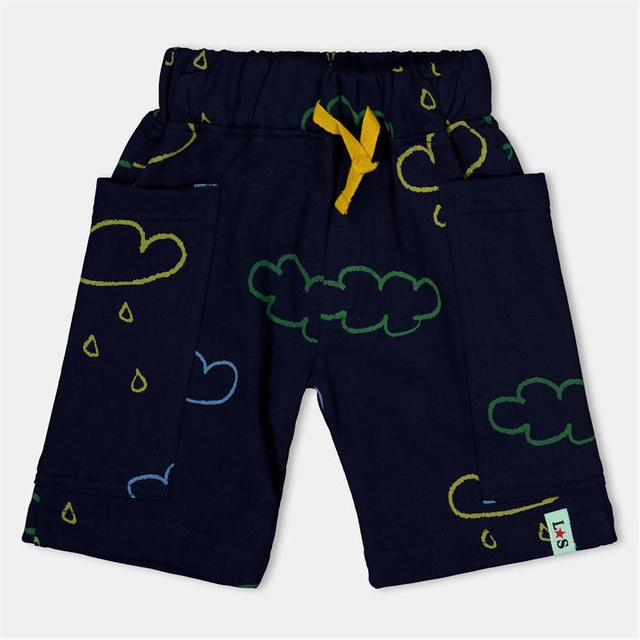 Lilly And Sid Boys Blue Cargo Shorts in Size 0 - 6 Months, Sports Direct