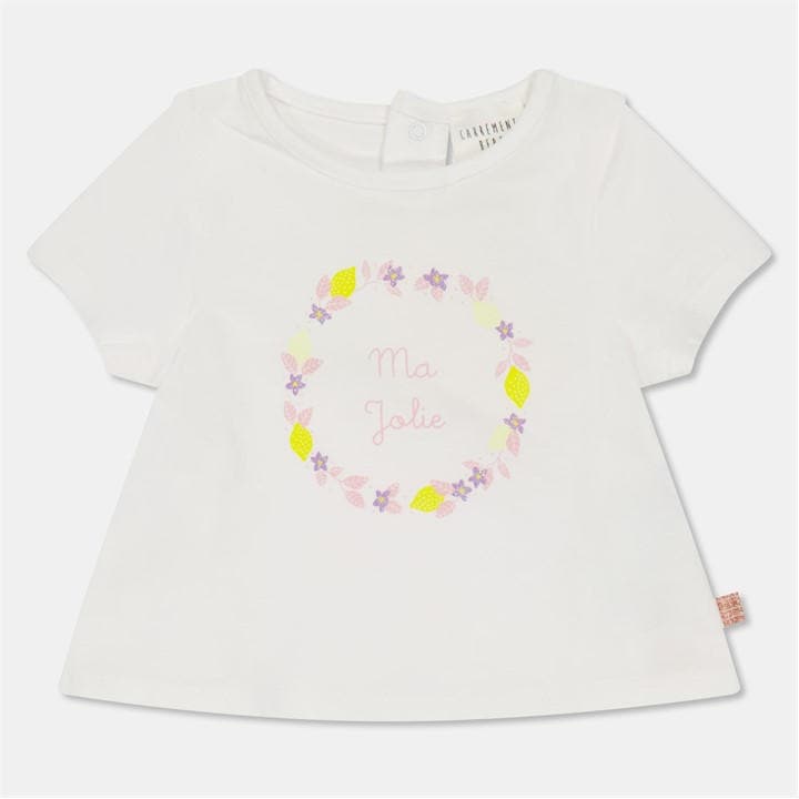 Carrement Beau  Kids White ' Regular Fit T-Shirt in Size 0 - 6 Months, Sports Direct
