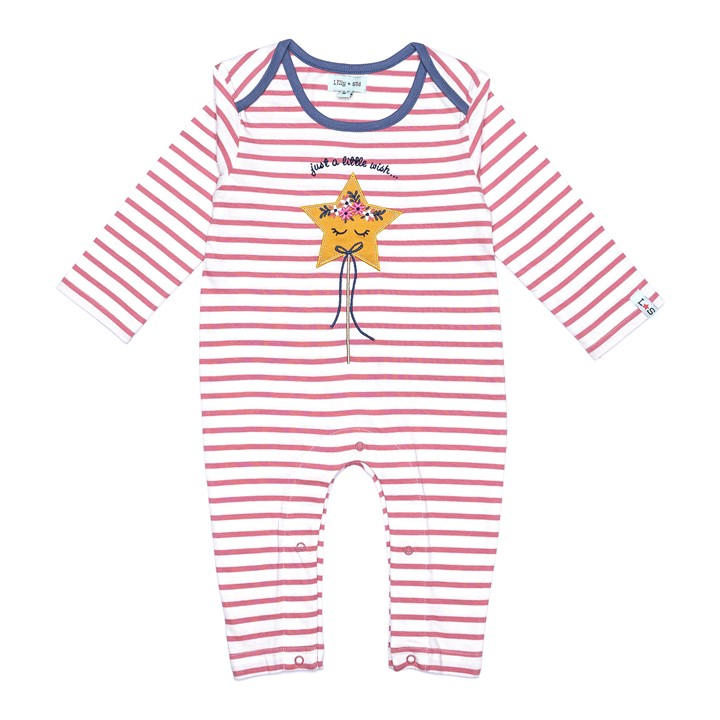 Lilly And Sid Girls Pink Playsuit in Size 6 - 12 Months, Sports Direct