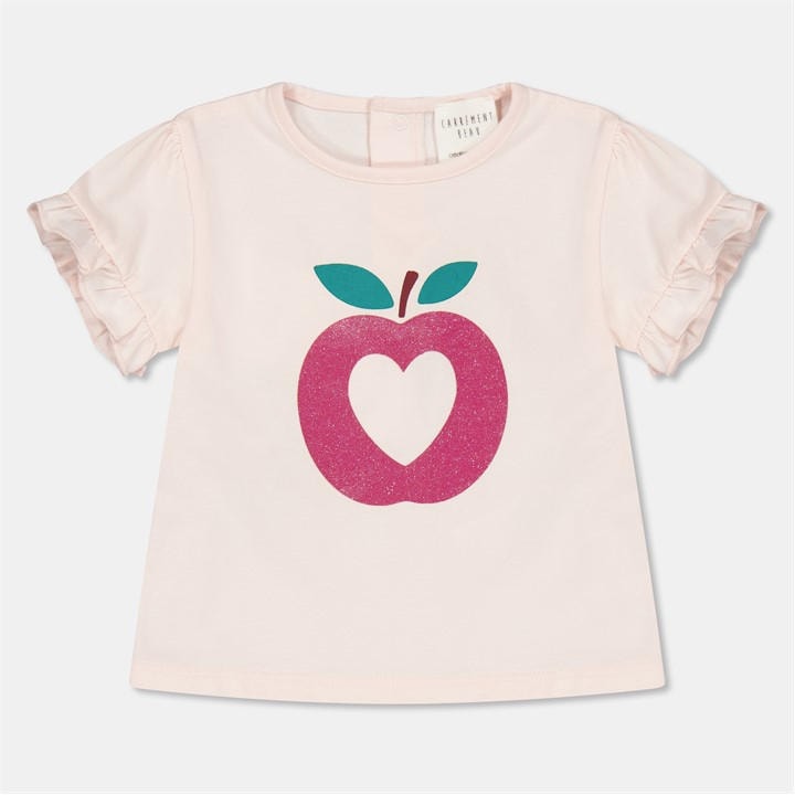 Carrement Beau  Kids Pink ' Regular Fit T-Shirt in Size 3 - 6 Months, Sports Direct