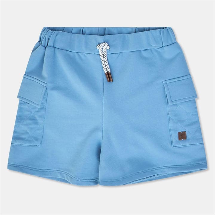 Carrement Beau  Kids Blue ' Jersey Jogger Shorts in Size 0 - 6 Months, Sports Direct