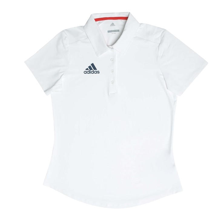 Adidas Women's White Polo Shirt in Size XS, Sports Direct