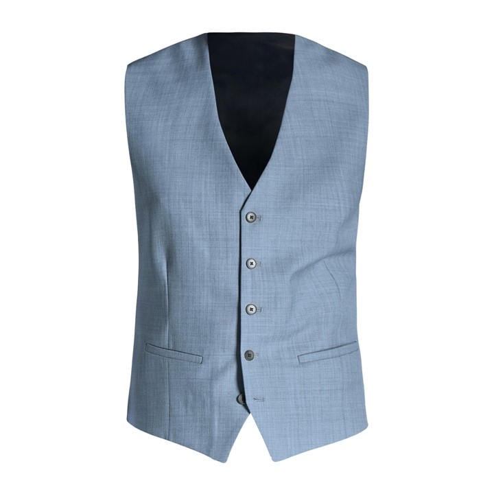Ted Baker Men's Blue Orion Slim Fit Waistcoat in Size L, Sports Direct