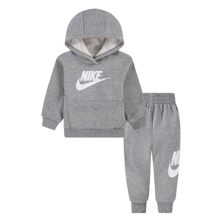Nike Boys Grey Fleece Tracksuit in Size 3 - 6 Months, Sports Direct