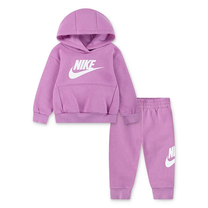 Nike Girls Pink Fleece Tracksuit Baby in Size 6 - 9 Months, Sports Direct