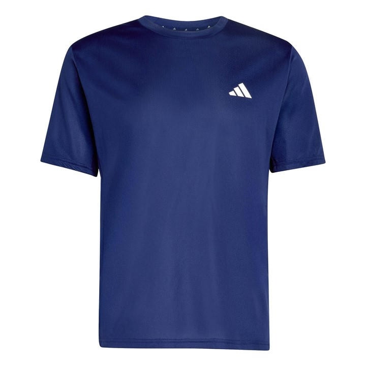 Adidas Men's Blue Training Essentials Base T Shirt in Size 2XL, Sports Direct