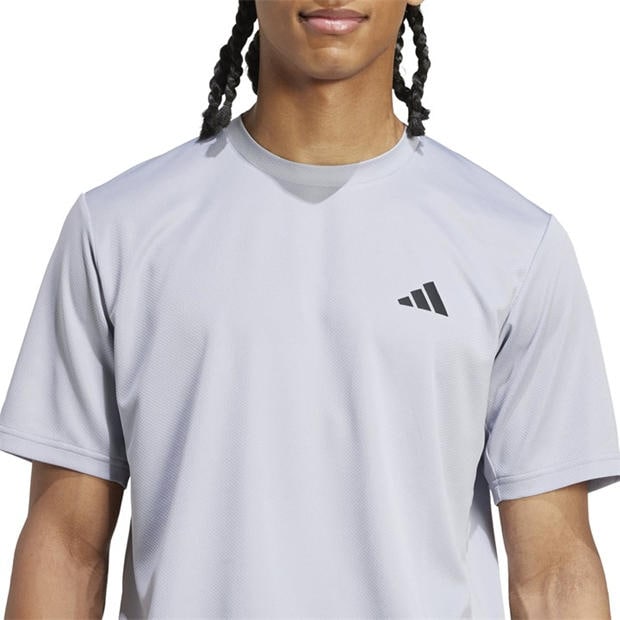 Halo Silver/Blk - adidas - Training Essentials Base T Shirt Mens