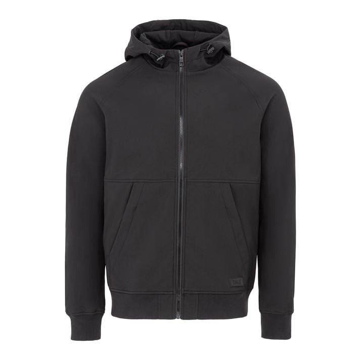 Everlast Men's Weather-Resistant Hooded Long Sleeve Varsity Jacket Black Extra Large - Image 2