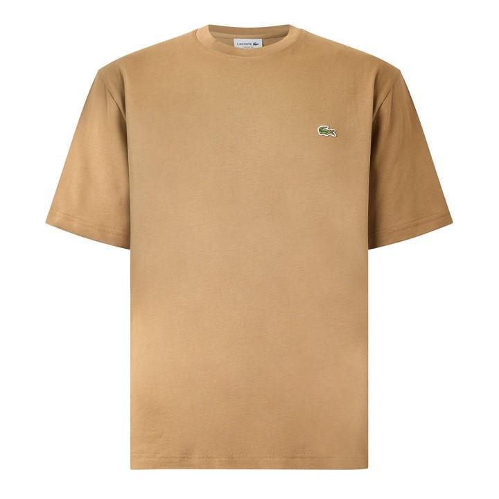 Lacoste Men's Brown Regular Fit Small Logo T-Shirt in Size 2XL, Sports Direct