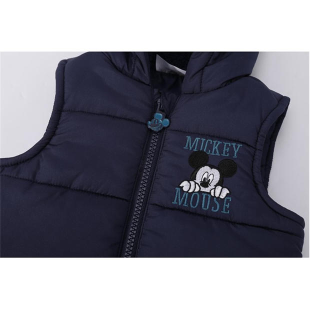 Mickey Mouse - Character - Unisex Kids Disney Hooded Long Sleeve Gilet Set