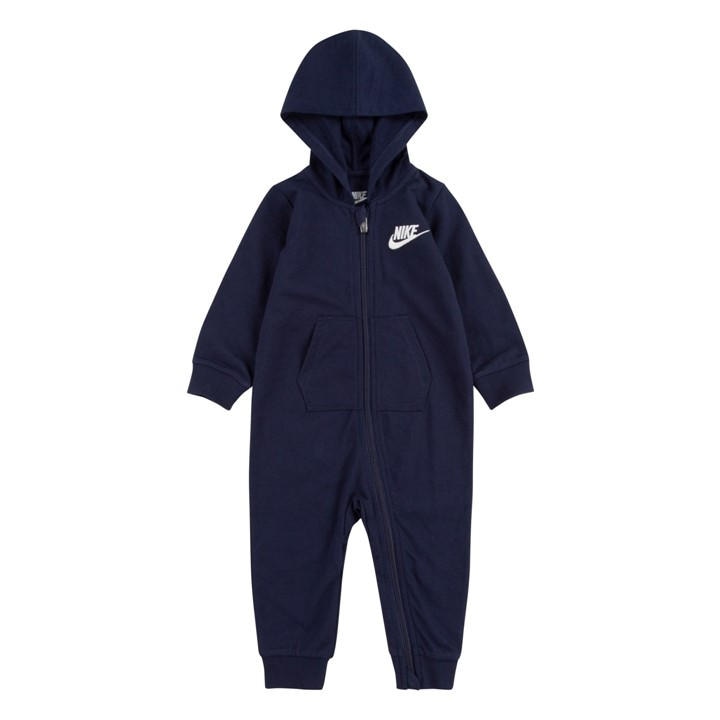 Nike  Kids Blue Futura Coverall in Size 0 - 3 Months, Sports Direct