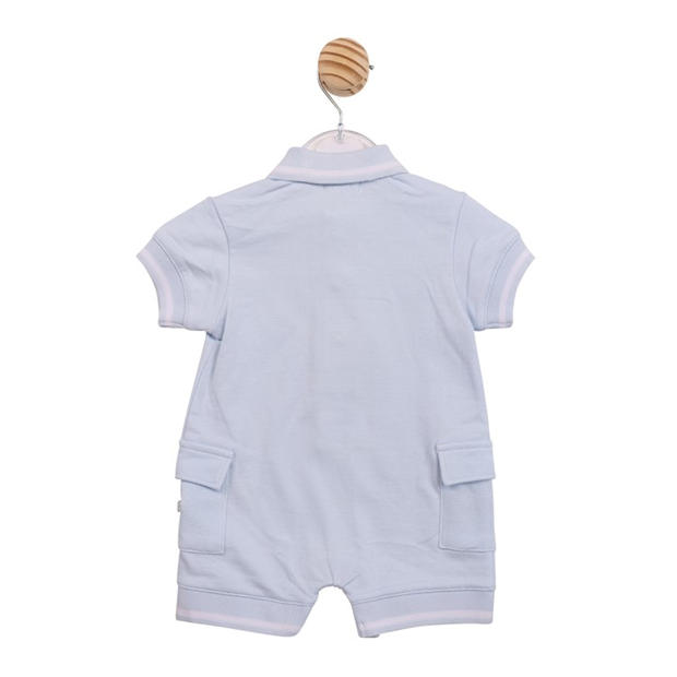 Blue - Mintini Baby - Baby Romper Set