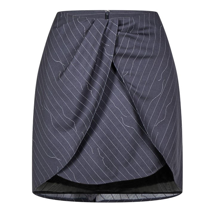 Off White Women's Grey Mini Skirt in Size 6, Sports Direct