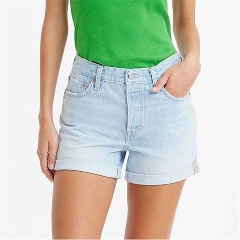 Levis - Levis 501 Rolled Short Glaring Tailored Womens