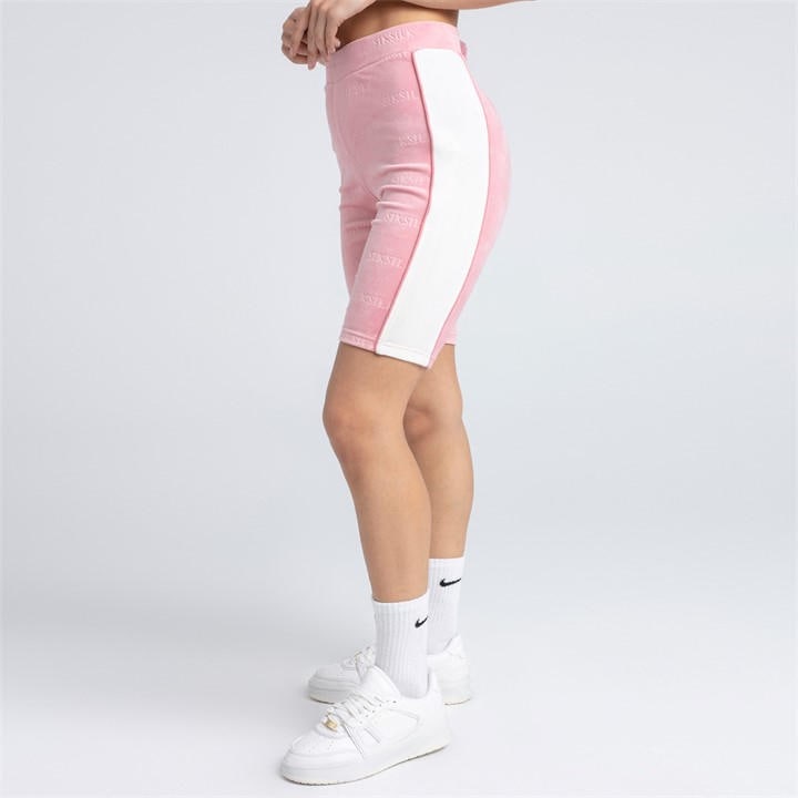 Siksilk Women's Pink Logo Cycling Shorts in Size 8, Sports Direct