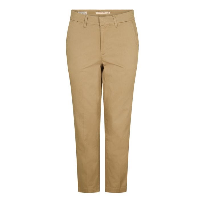 Levis Women's Brown Essential Chino Unbasic Khaki Chinos in Size 32 L27, Sports Direct