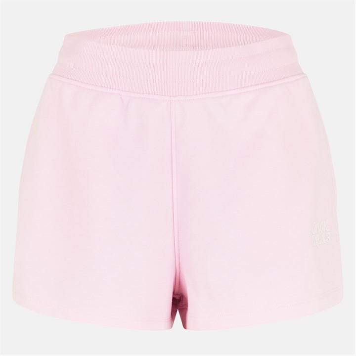 Jack Wills Women's Pink Fleece Jogger Shorts in Size 6, Sports Direct