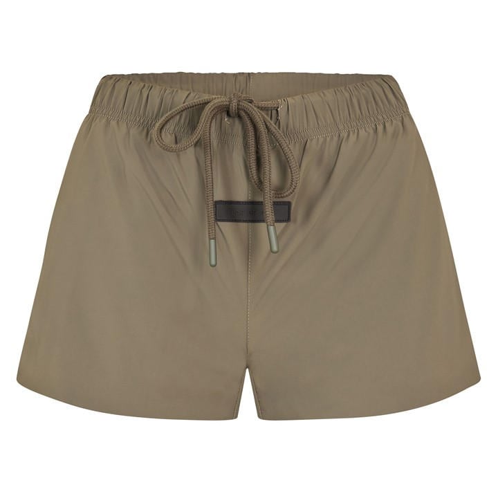 Fear Of God Essentials Women's Black Running Fleece Shorts in Size 6, Sports Direct