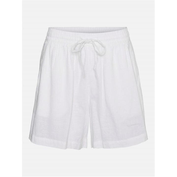 Vero Moda Women's White Linn Woven Tracksuit Shorts in Size 16, Sports Direct