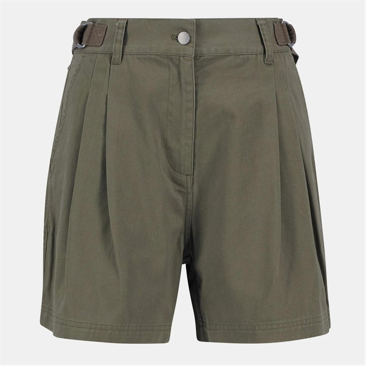 Barbour Women's Green Cecile Shorts in Size 14, Sports Direct