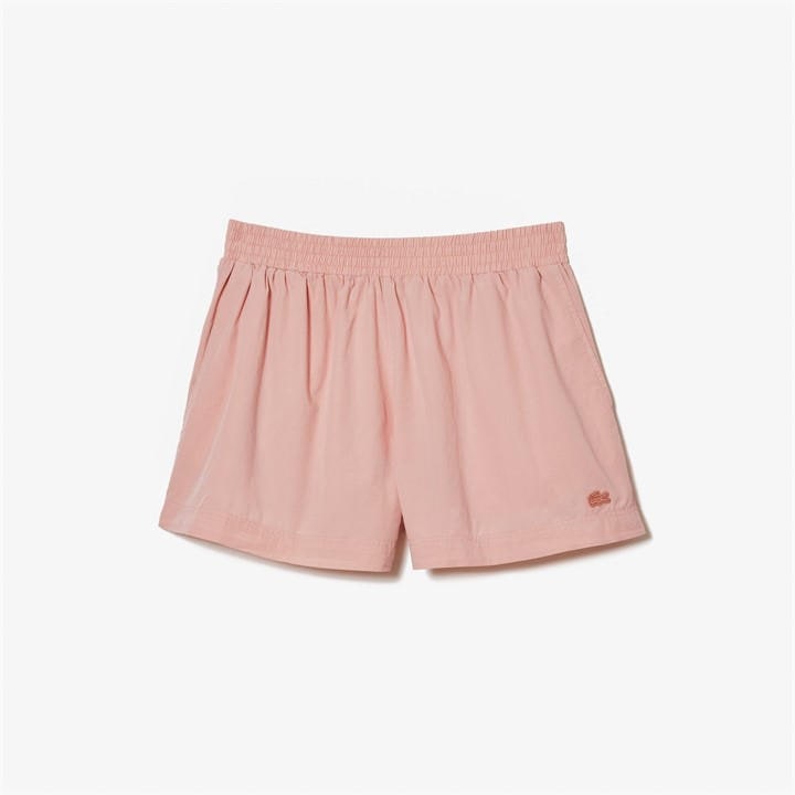 Lacoste Women's Pink Bermuda Fleece Jogger Shorts in Size 18, Sports Direct