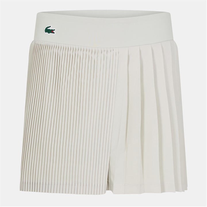 Lacoste Women's Grey Lightweight Woven Tracksuit Shorts in Size 16, Sports Direct
