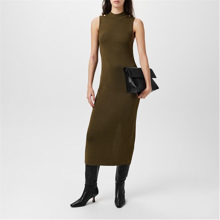 International  Women's  Milla Knitted Midi Dress, Football by Barbour  in Size 12, Sports Direct
