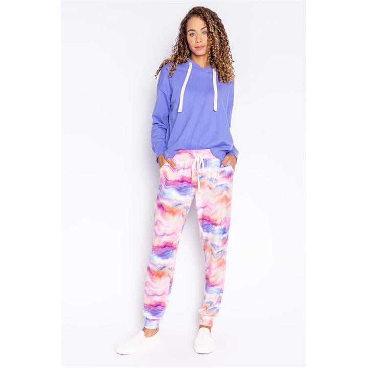 Pj Salvage Women's  Tie Die Pants in Size 10, Sports Direct