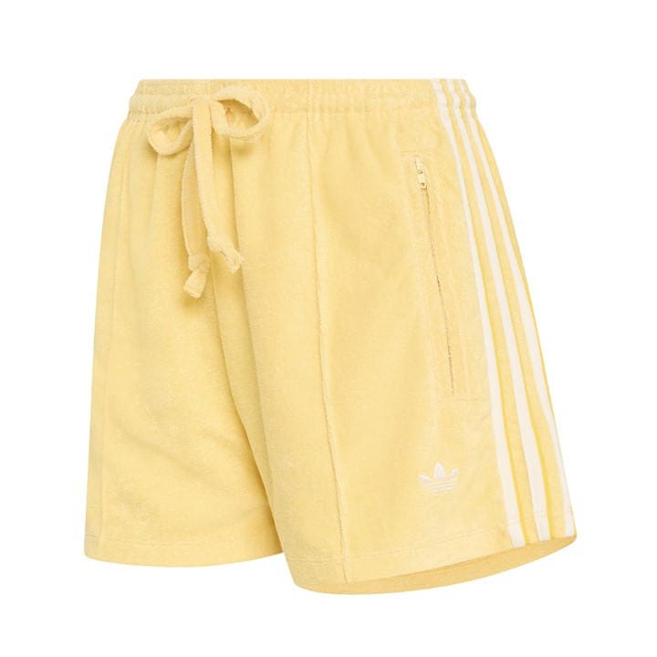 Adidas Originals Women's White Terry Towel Firebird Shorts in Size 12, Sports Direct