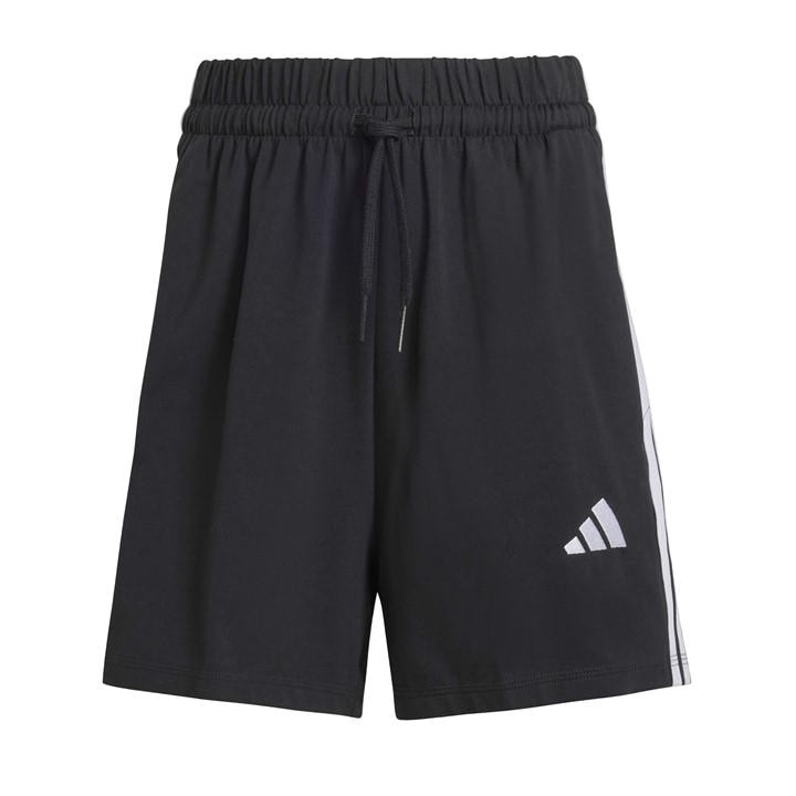 Adidas Women's Black Essentials 3 Stripe Shorts in Size XS, Sports Direct