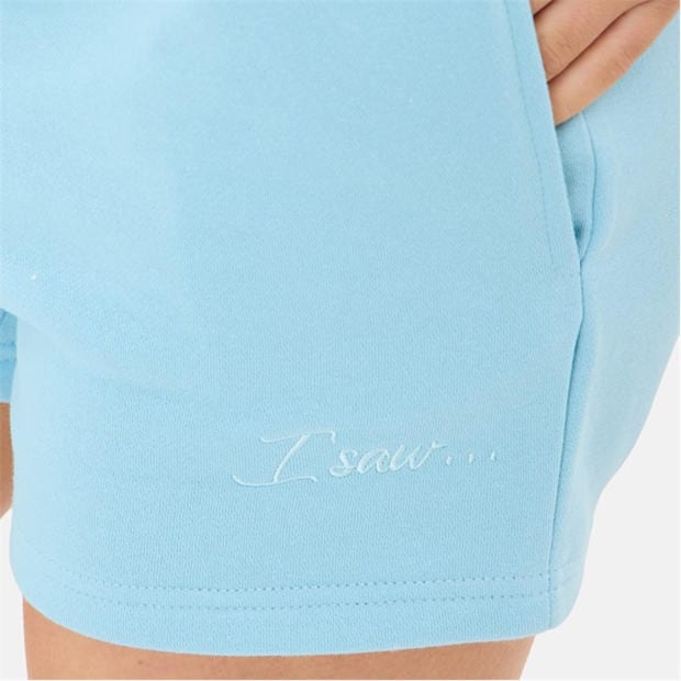 Blue - I Saw It First - Womens Jogger Jersey Shorts