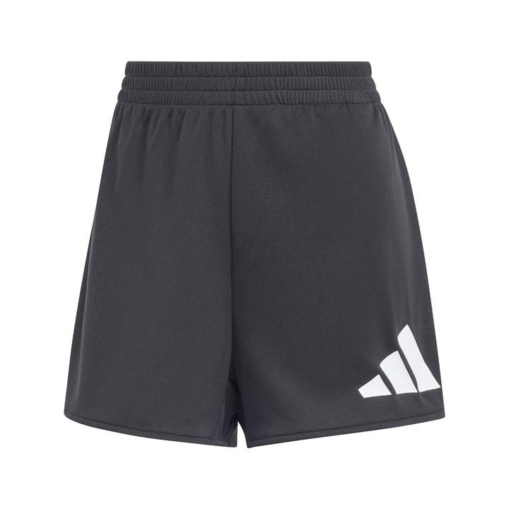 Adidas Women's Black Train Essentials Big Logo Shorts in Size XS, Sports Direct