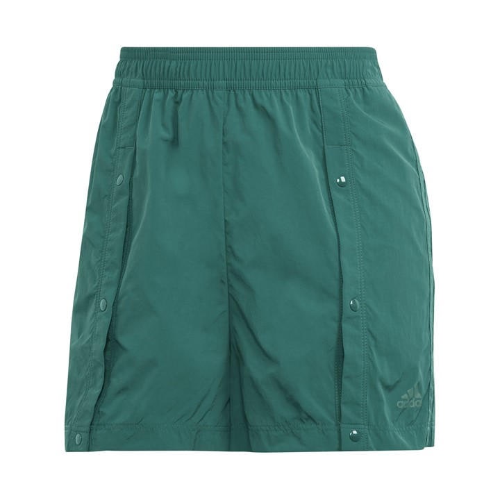 Adidas Women's Green Tiro Woven Tracksuit Shorts in Size 2XS, Sports Direct