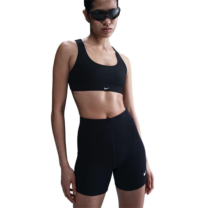 Nike Women's Black Sportswear Essential Bike Shorts in Size 10, Sports Direct