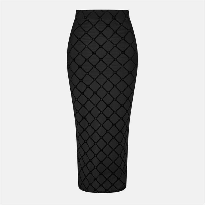 Hugo Women's Black Maxi Nataris Skirt in Size 10, Sports Direct