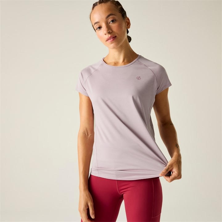 Dare 2B Women's White Corral Lightweight T-Shirt in Size 14, Sports Direct
