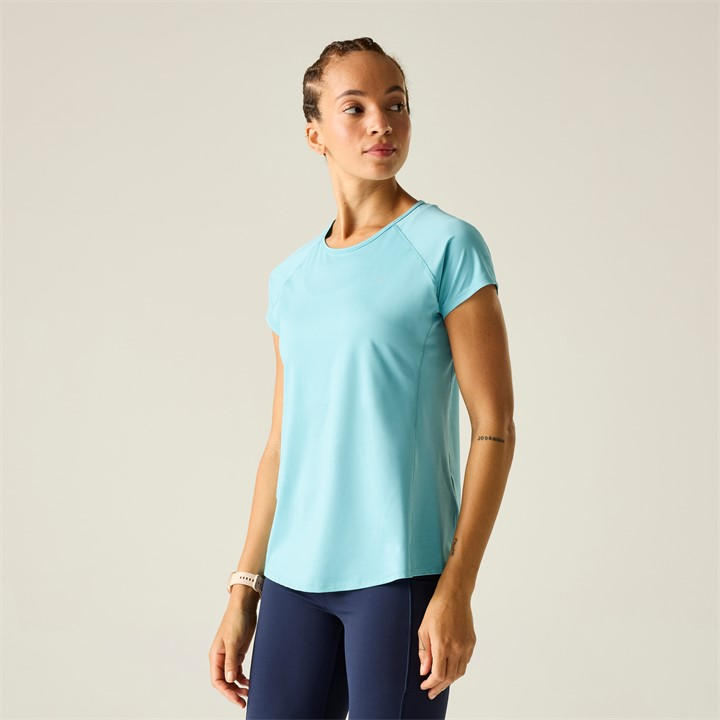 Dare 2B Women's Beige Corral Lightweight T-Shirt in Size 12, Sports Direct