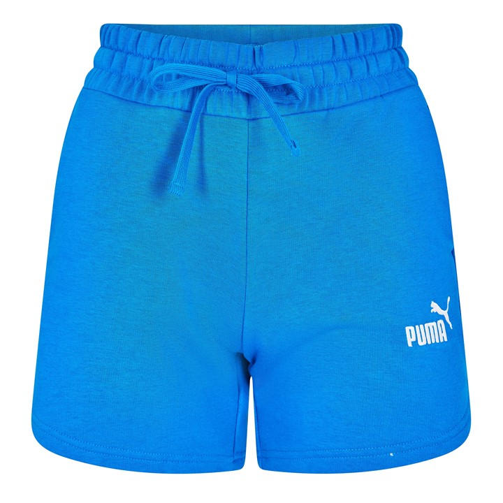 Puma Women's Blue Fleece Jogger Shorts in Size 10, Sports Direct