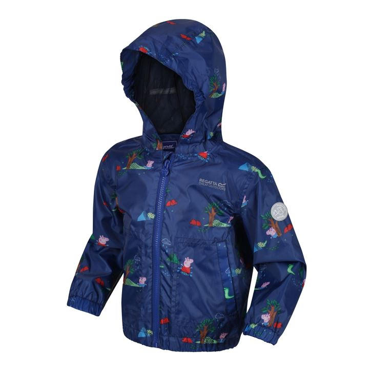 Regatta Peppa Pig Muddy Puddle Waterproof Jacket - Blue