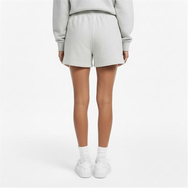 Light Grey - New Balance - Nb Fterry Sho Ahh Larg Jogger Short Womens