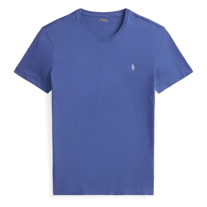 Polo Ralph Lauren Men's Blue Regular Fit Custom T-Shirt in Size L, Sports Direct