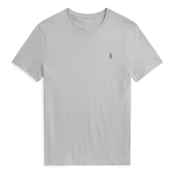 Polo Ralph Lauren Men's Grey Regular Fit Custom T-Shirt in Size 2XL, Sports Direct