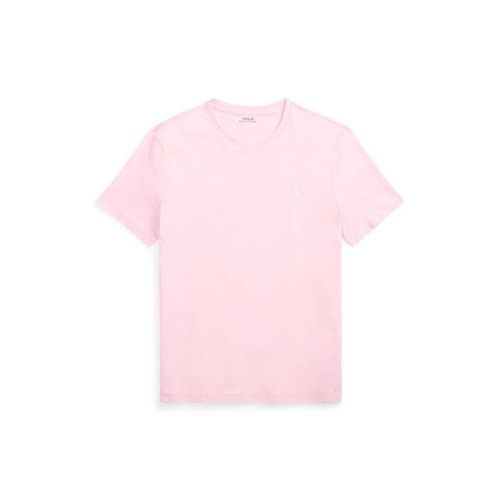 Polo Ralph Lauren Men's Pink Regular Fit Custom T-Shirt in Size 2XL, Sports Direct