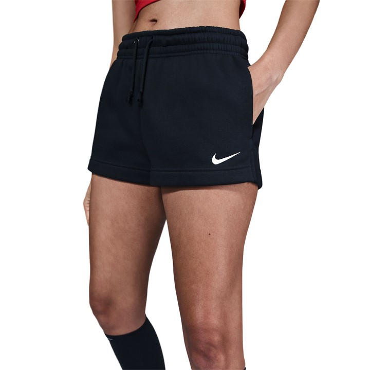 Nike Women's Black Sportswear Essential French Terry Shorts in Size 14, Sports Direct