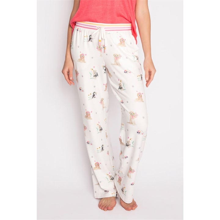 Pj Salvage Women's White Fleece Jogger Shorts in Size 10, Sports Direct