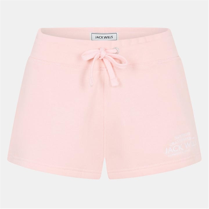 Jack Wills Women's Pink Bea Sweatshorts in Size 14, Sports Direct