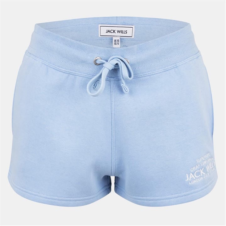 Jack Wills Women's Blue Bea Sweatshorts in Size 16, Sports Direct