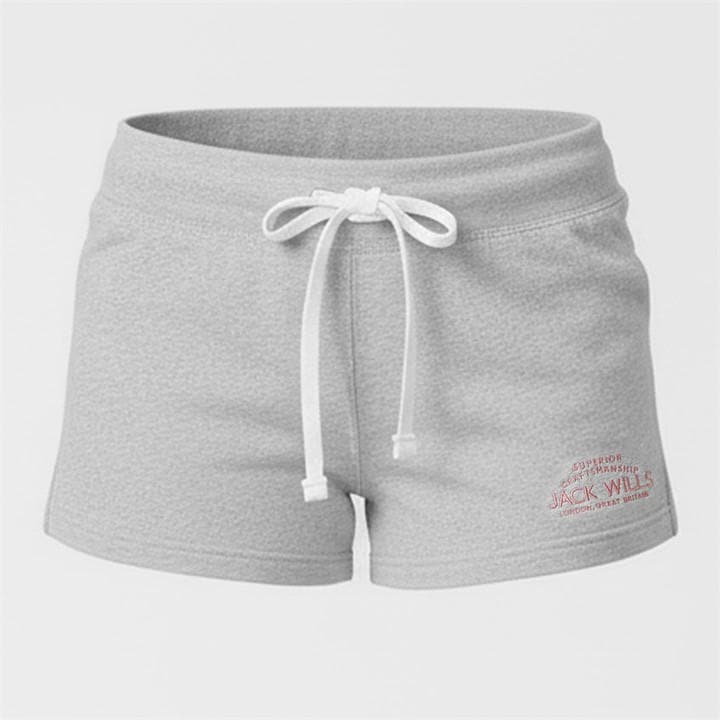 Jack Wills Women's Grey Bea Sweatshorts in Size 14, Sports Direct