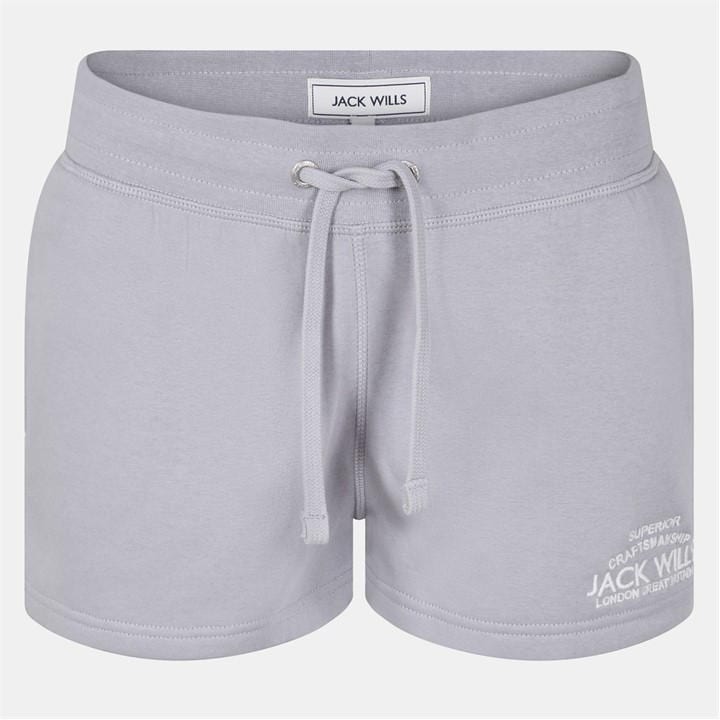 Jack Wills Women's Blue Bea Sweatshorts in Size 12, Sports Direct